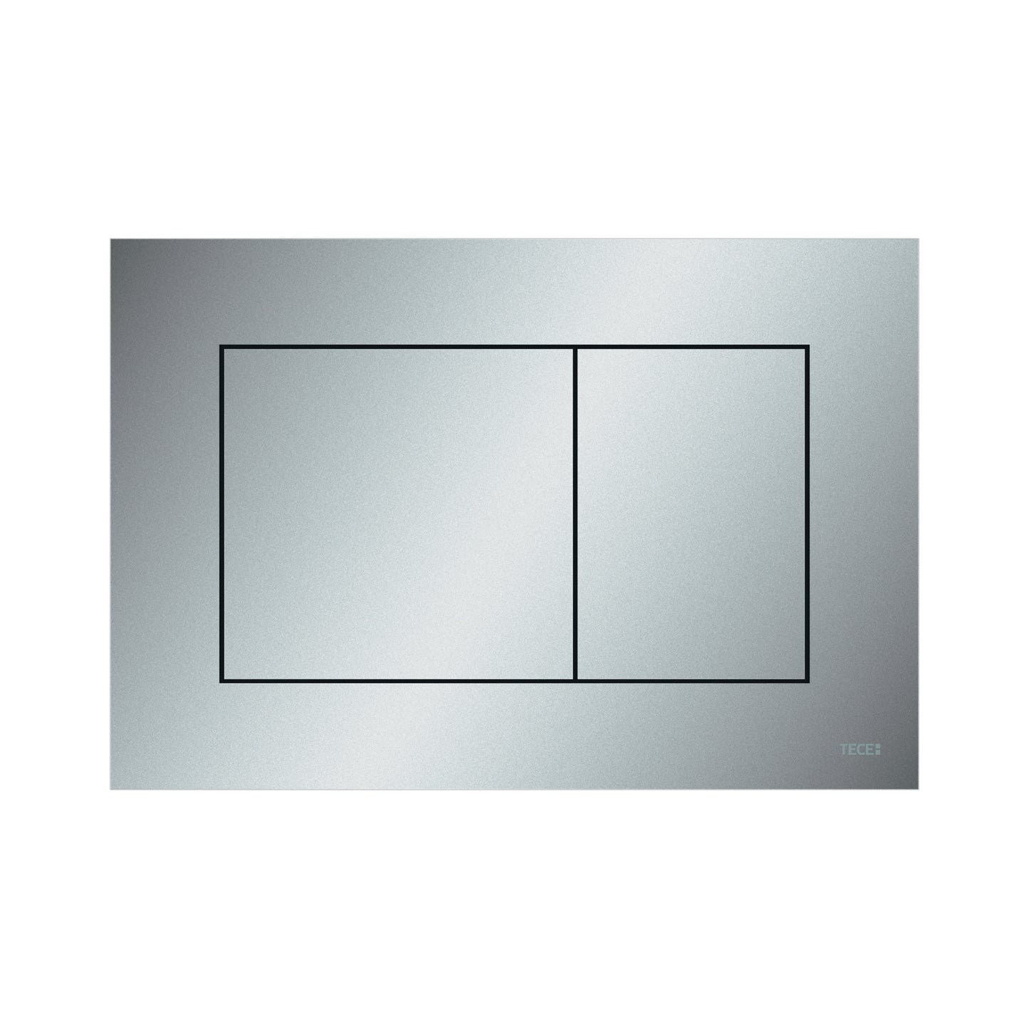 TECENOW PLAQUE DE DÉCLENCHEMENT WC -DOUBLE CHASSE - CHROME MAT