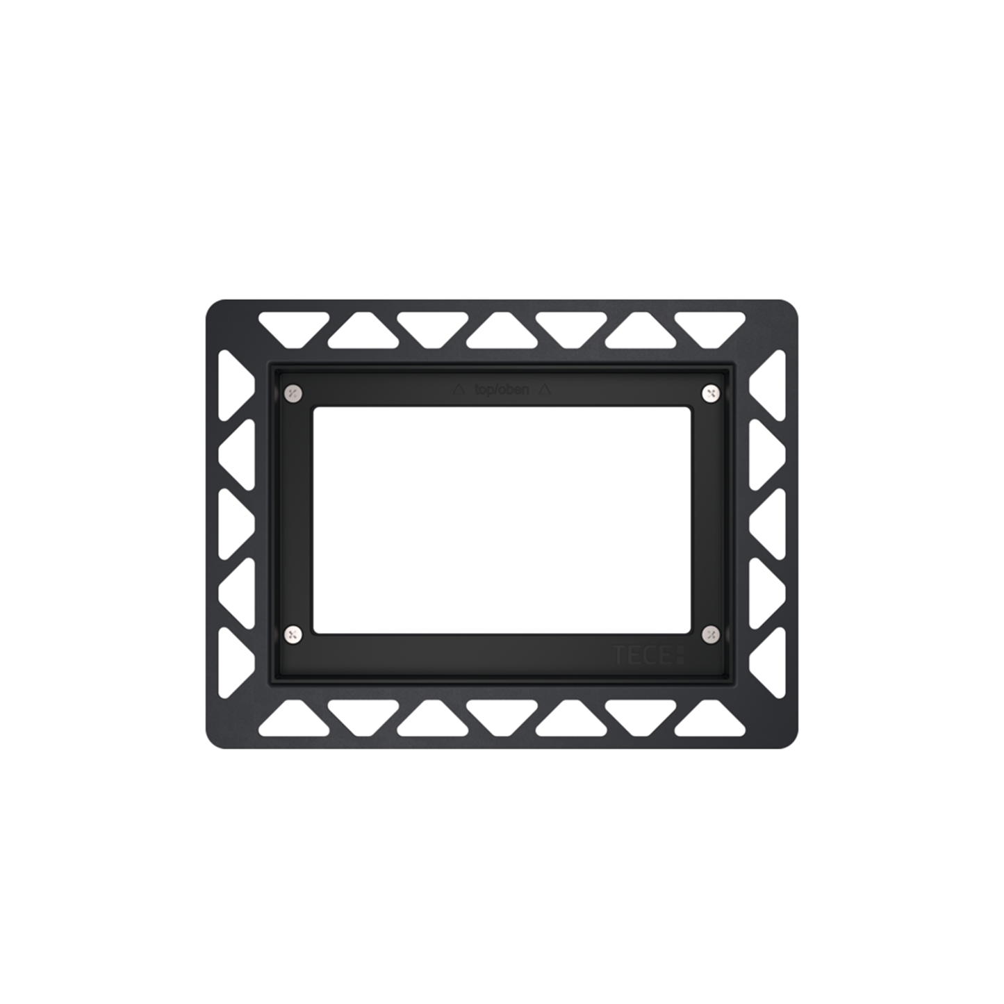 KIT D'ENCASTREMENT WC POUR INSTALLATION À FLEUR DE PAROI, NOIR