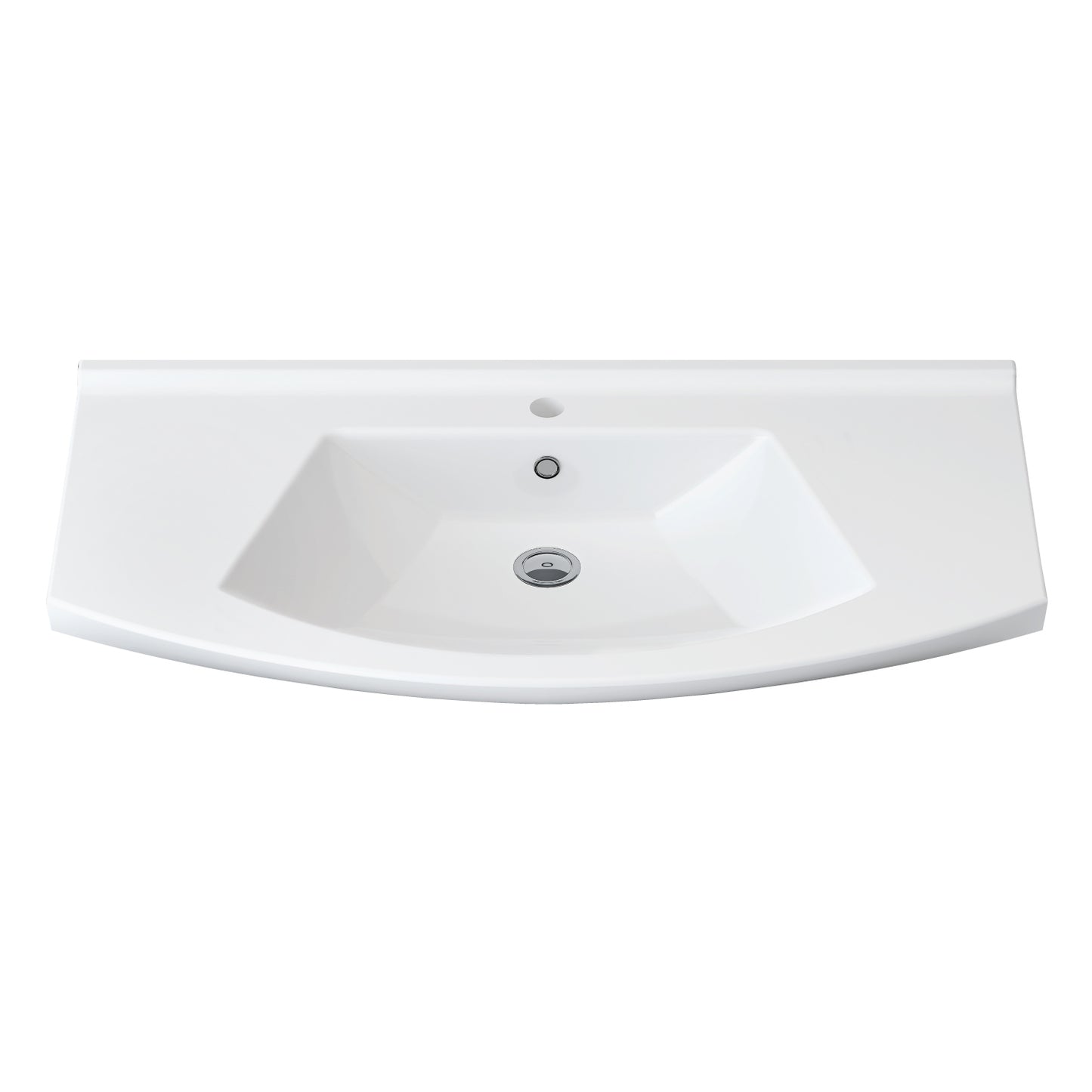 ALONI ALECO LAVABO EN CÉRAMIQUE (85CM) - BLANC
