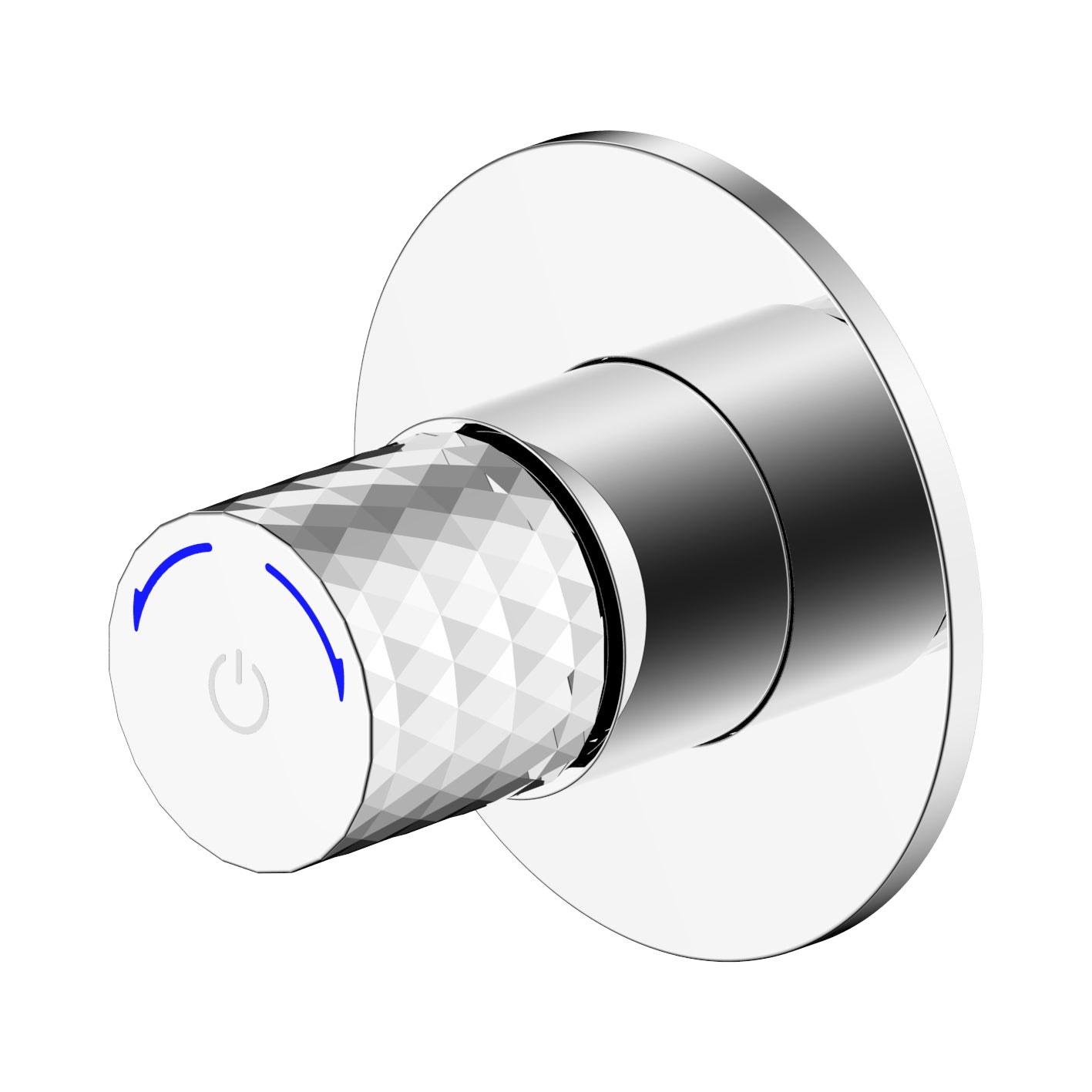 ALONI FLOW MITIGEUR DE BIDET - BOUTON POUSSOIR - EAU FROID - ENCASTRÉ - CHROME