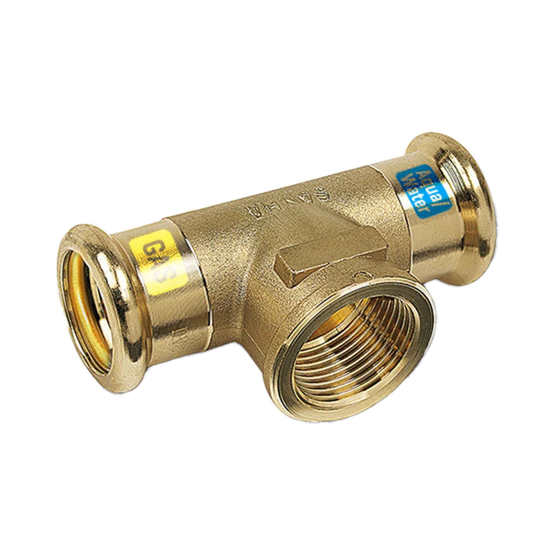 HYDROGAS TÉ, MIXTE TARAUDÉ 28X1/2X28 vue 1
