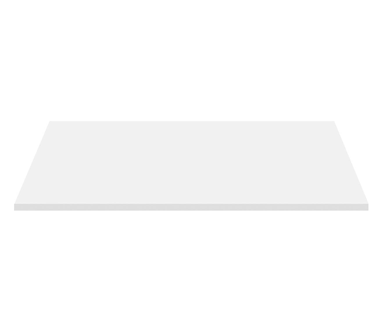 ALONI TABLETTE EN MDF (152.4X45.5X2.6 CM) - BLANC MAT vue 1