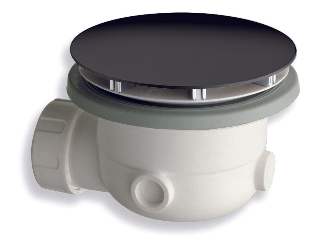 Van Marcke siphon de douche D 90 mm noir mat vue 1