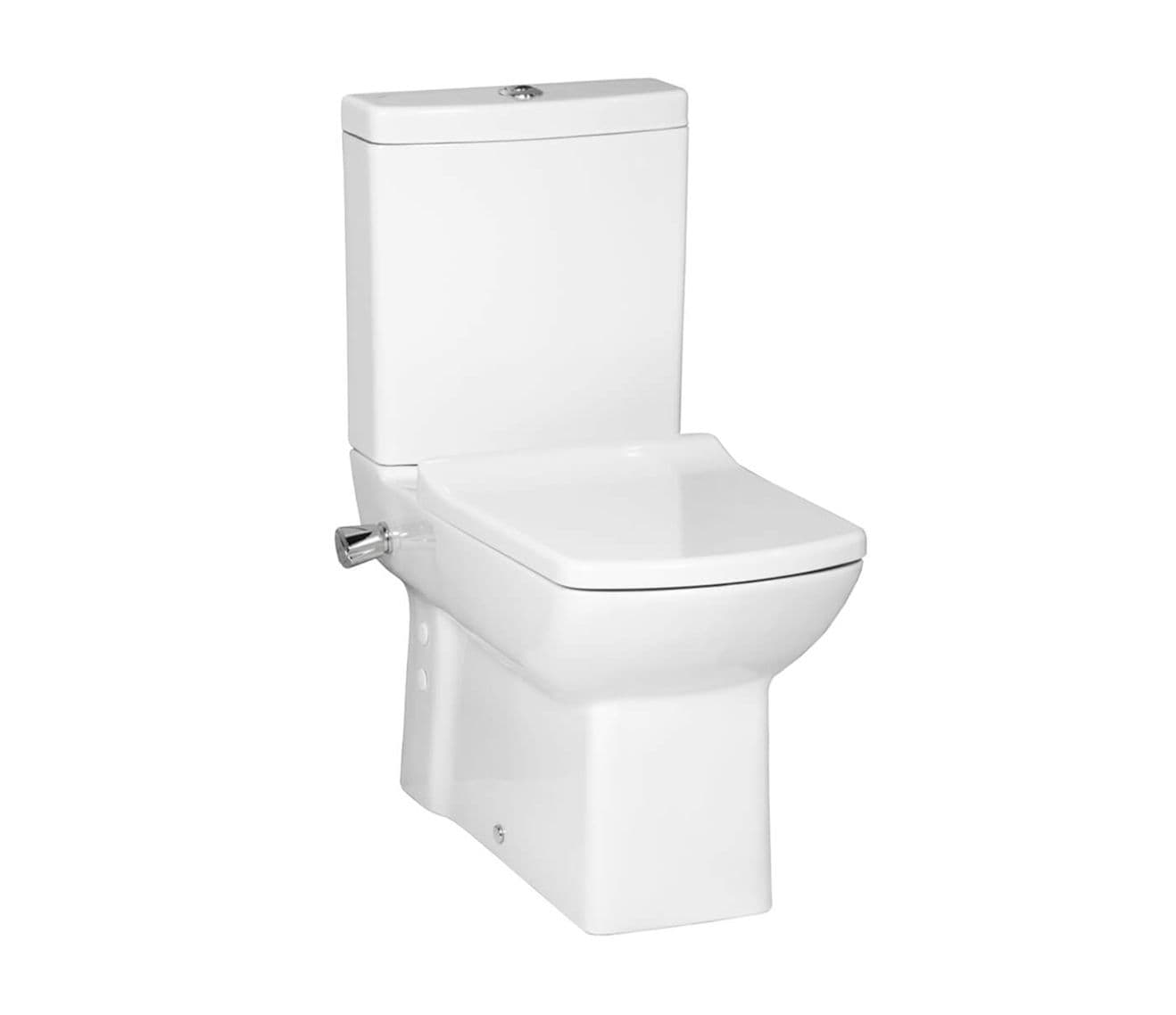 LARA, CUVETTE WC À POSER, AVEC HYGIÈNE (BIDET), AVEC ROBINET INTÉGRÉ EAU FROIDE vue 1