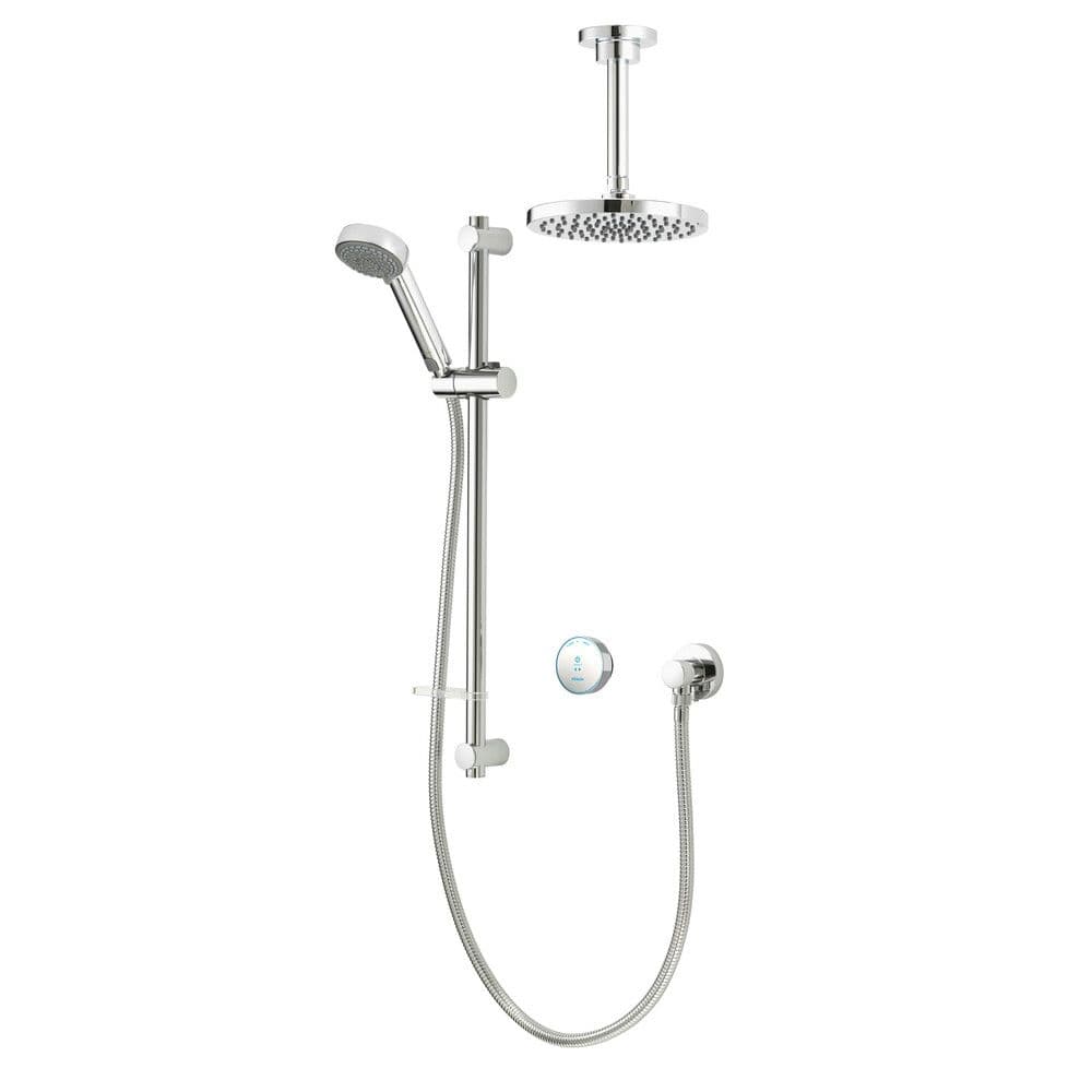 Aqualisa Quartz Blue modèle encastrable avec douchette - douche plafond vue 1