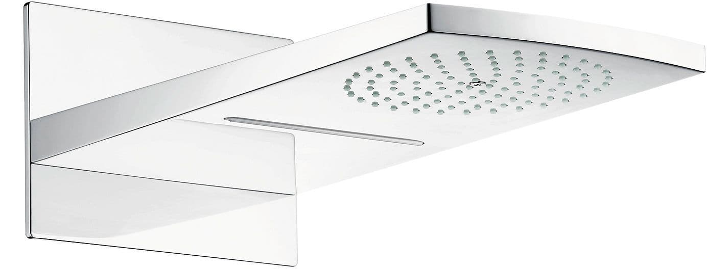 HOOFDDOUCHE RAINDANCE RAINFALL 180 AIR 2JET HANSGROHE MUUR CHROOM vue 1