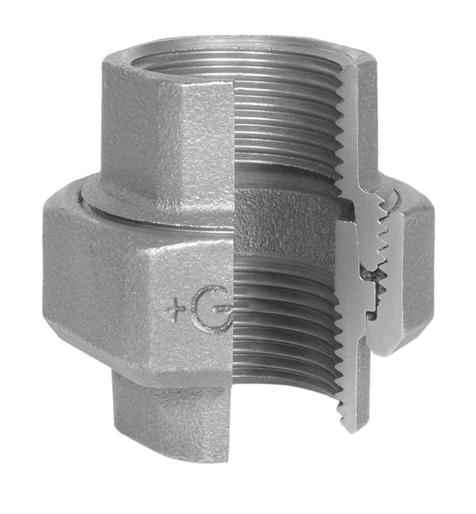 Georg Fischer galva fig.340 3-delige koppeling FF 4/4" vue 1