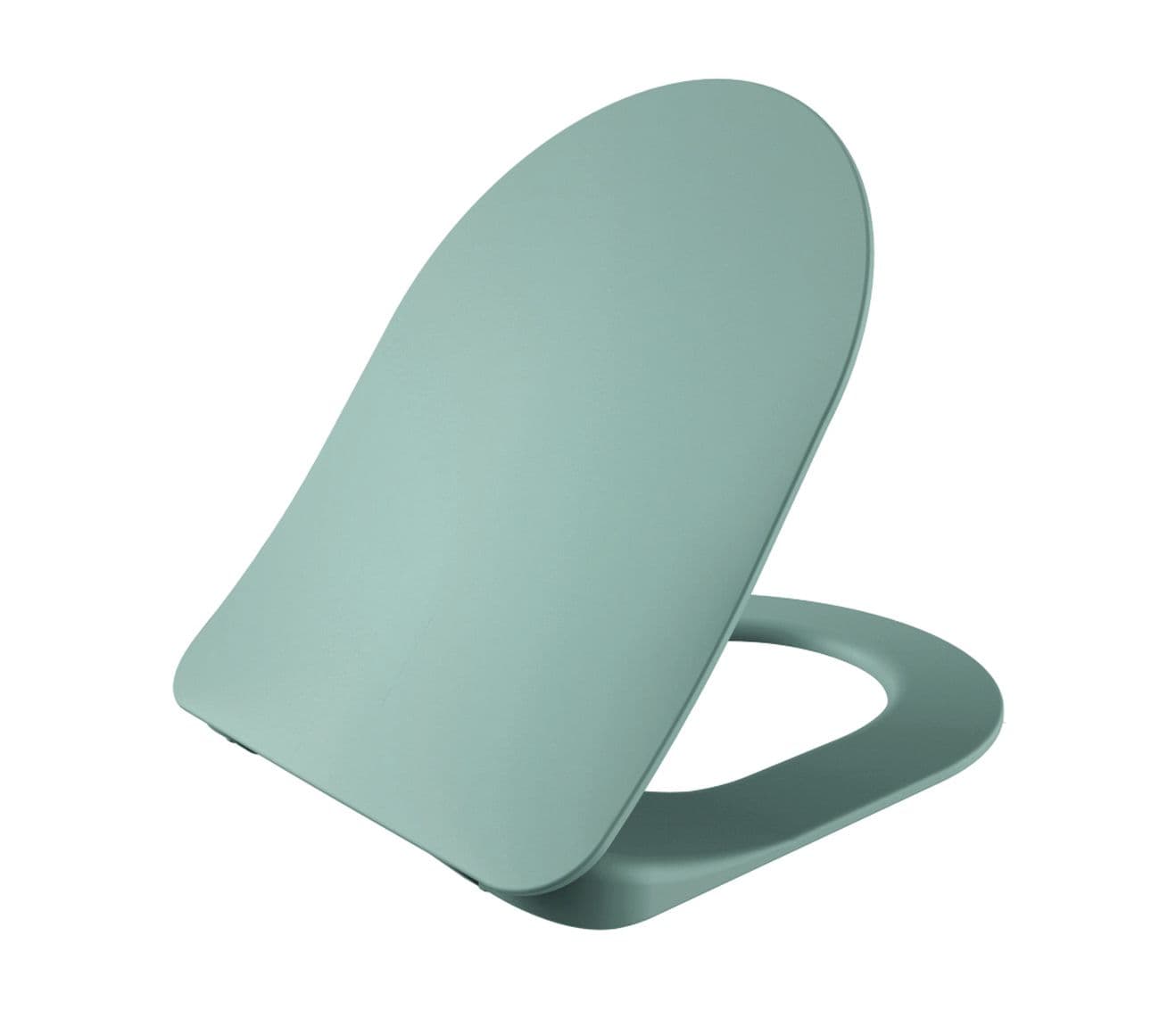 CREAVIT DUCK WC-ZITTING - D-MODEL - SLIM DESIGN - SOFT CLOSE - QUICK RELEASE - DUROPLAST - RVS SCHARNIEREN - NIJLGROEN vue 1