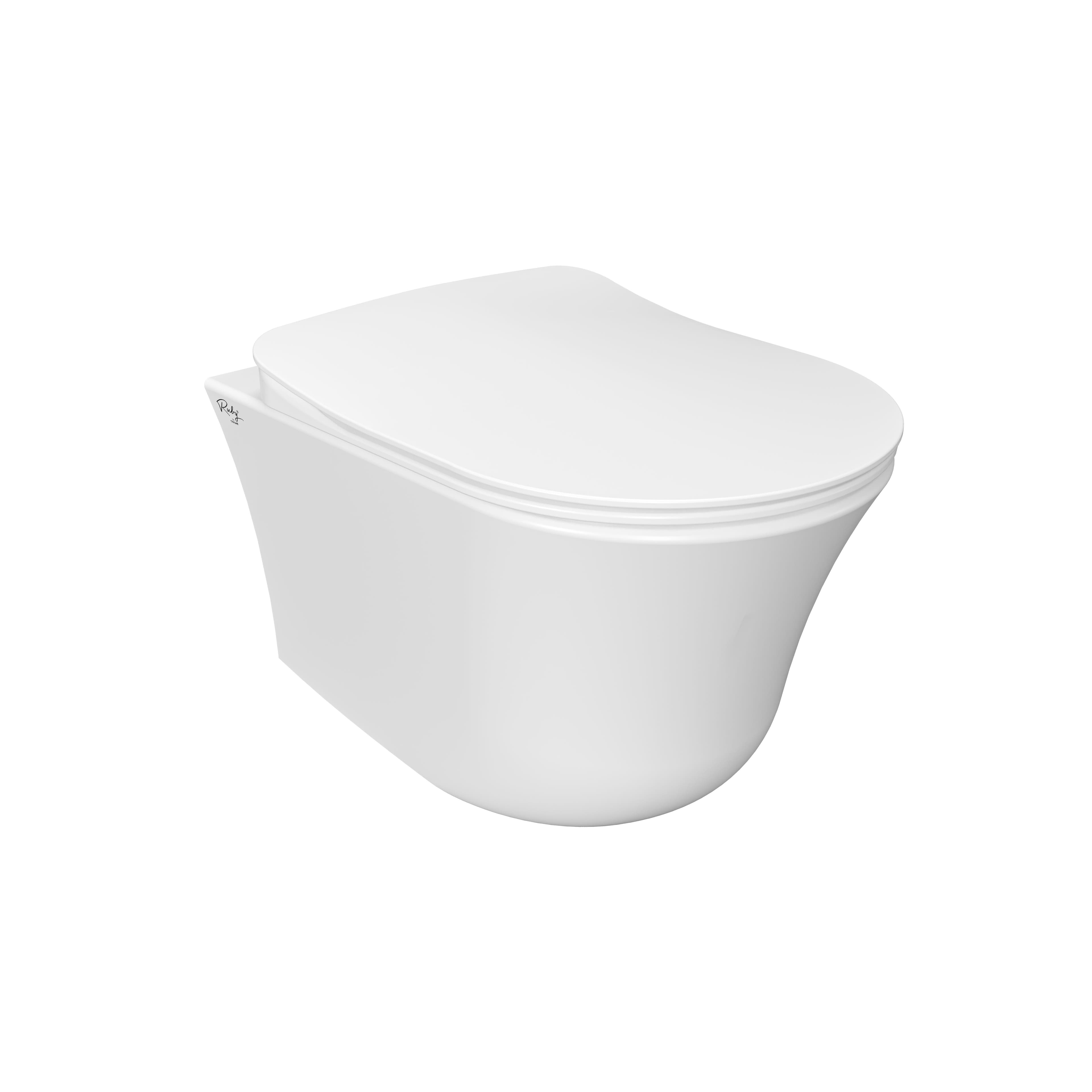 CREAVIT NORA WC SUSPENDU - TORNADO FLUSH - SANS BRIDE - SANS ABATTANT - BLANC BRILLANT vue 1