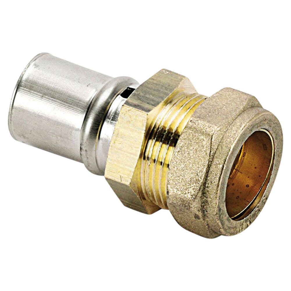 SYSTEMPEX fitting droit tube alu fitting à sertir bicône 16-16 vue 1