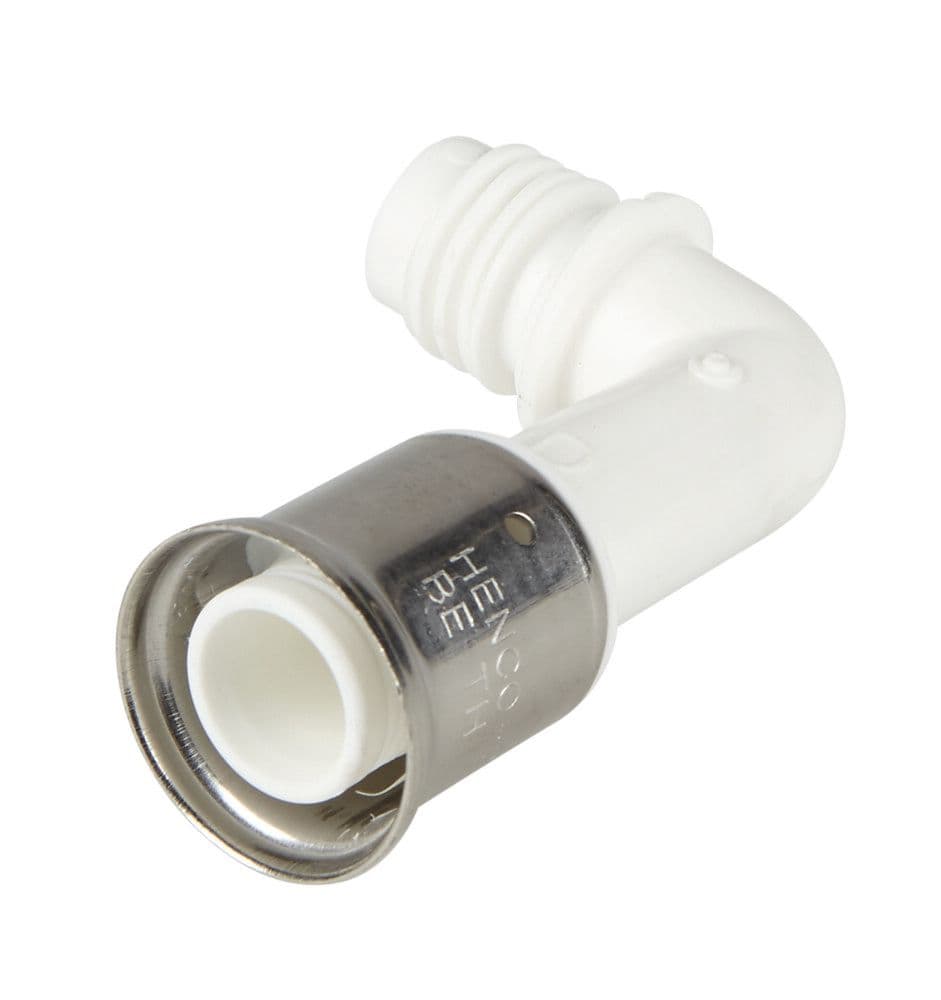 Henco départ par dessous pour collecteur courbe 90° D26 mm vue 1