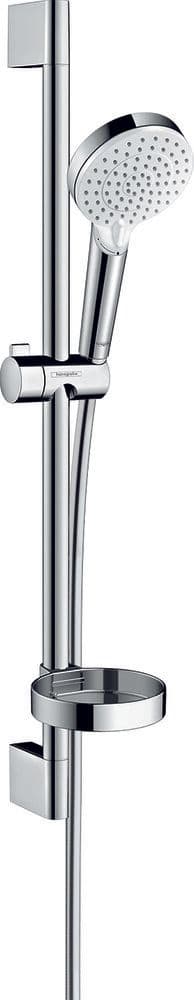 Hansgrohe Crometta set de douche Vario avec barre de douche 65 cm blanc/chromé vue 1