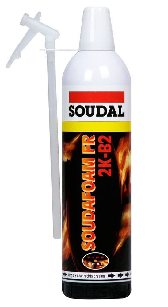 Soudal Soudafoam FR 2K 2B mousse ignifuge bi-composant auto-expansible vue 1
