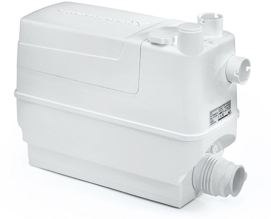 SAN.OPVOERINSTALLATIE SOLOLIFT2 C3 GRUND.MET 3 AANSL.(LAV./BIDET/DOUCHE/BAD/WASMACH./VAATW./SPOELT.) vue 1