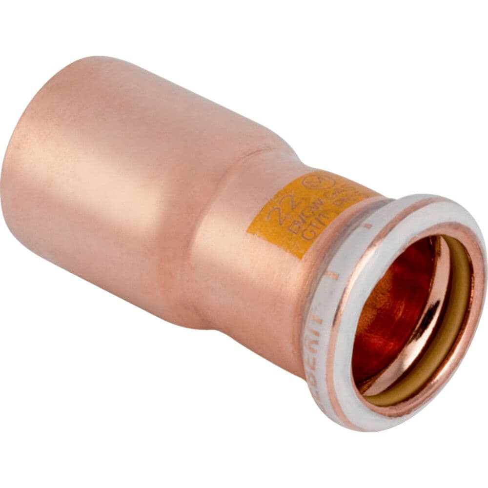 Geberit Mapress raccord sertir cuivre pour gaz réduction MF 22-15 vue 1