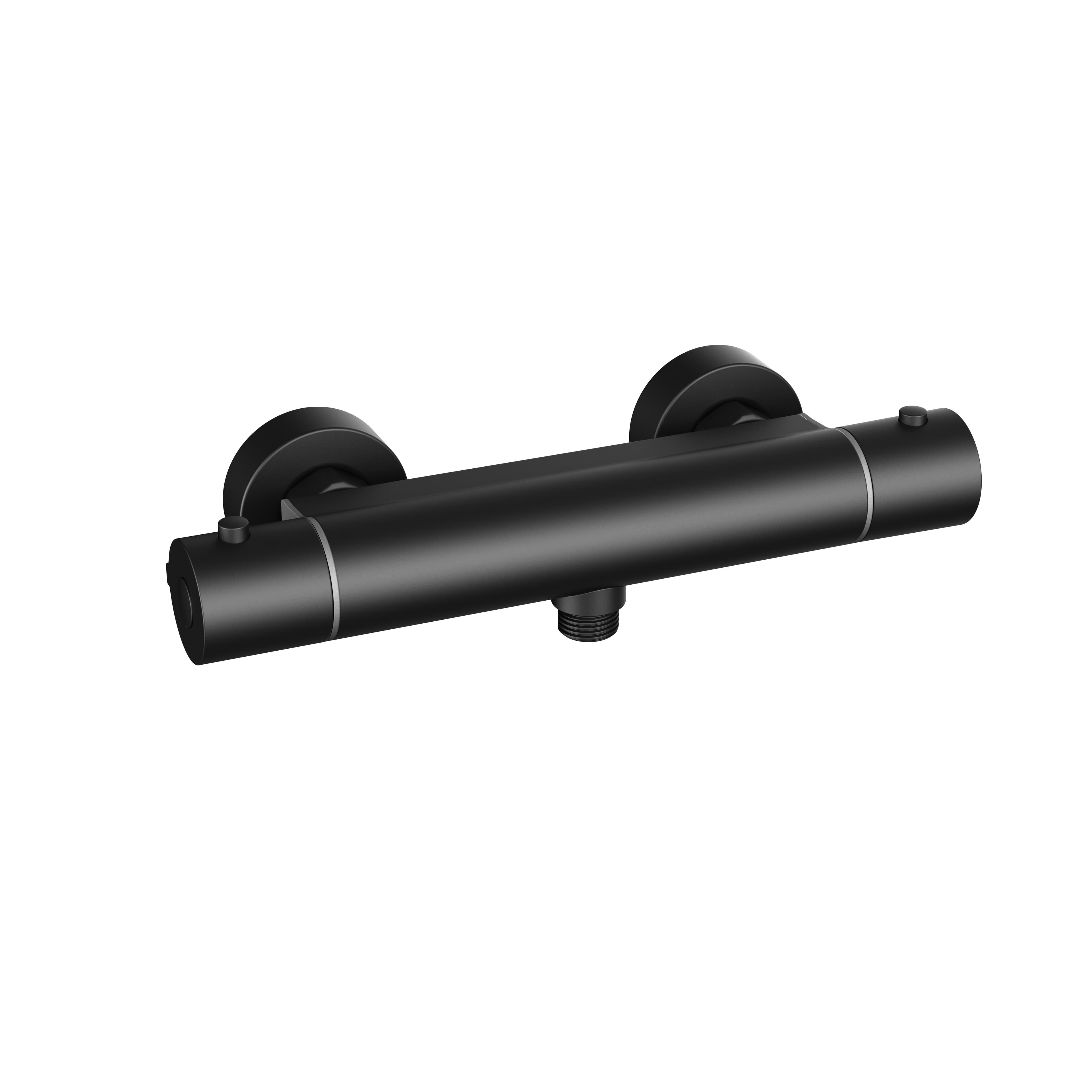 ALONI PULSE DOUCHEMENGKRAAN - THERMOSTATISCH - COOL TOUCH - BELGAQUA - MAT ZWART vue 1