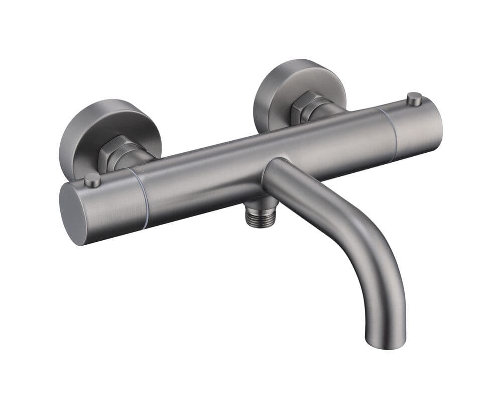 GO Van Marcke Verona mitigeur bain/douche thermostatique métal brossé vue 1