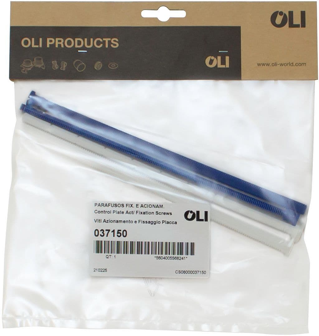 SET STANGETJES VOOR FIXATIE EN SPOELACTIVERING (BLAUW) OLI vue 1