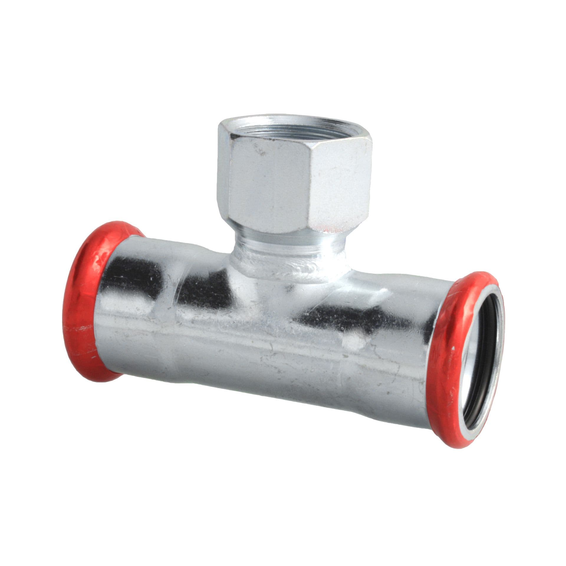 PRESS ACIER 'M 'GALVANISÉ T 22 X 1/2F X 22 MM C42PELBP vue 1