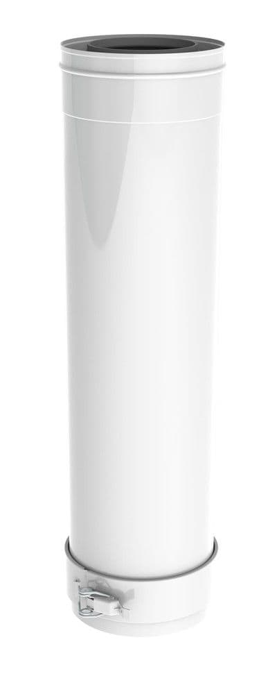 Muelink & Grol tuyau concentrique collier serrage D80/125 L1000mm PP/alu vue 1