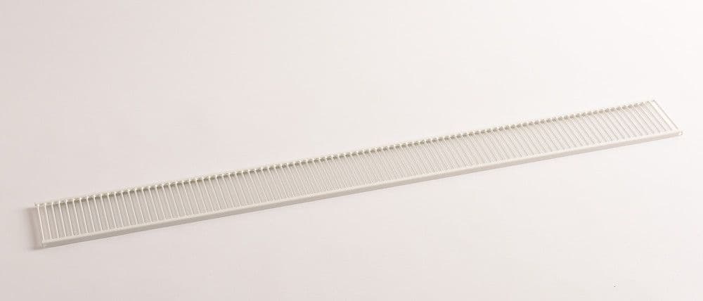 Van Marcke grille supérieure T33 L400mm acier blanc RAL9016 vue 1