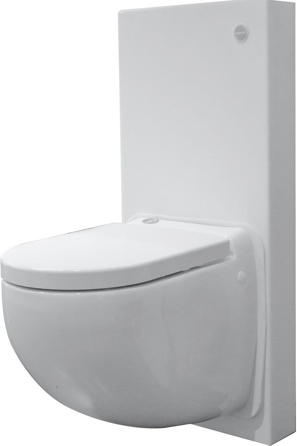 HANGWC INCL.SOFT-CLOSE ZITTING EN VERGRUIZER MET AFWERKBOX SANICOMPACT COMFORT BOX WIT vue 1