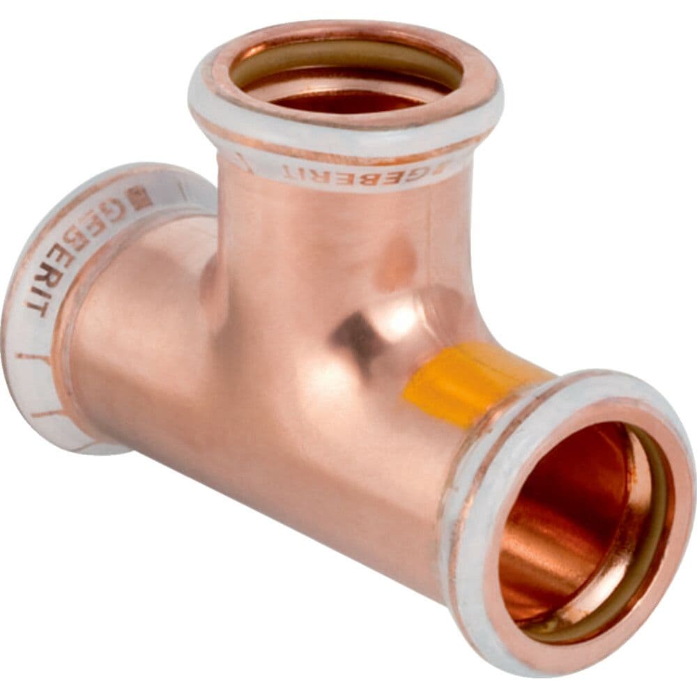 Geberit Mapress raccord à sertir en cuivre pour gaz Té égal 28 vue 1