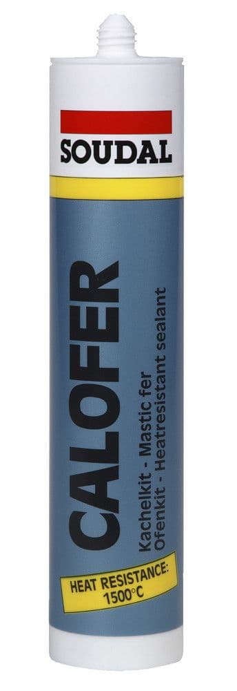 Soudal Calofer Mastic chaudière tube résistant à la chaleur 310 ml sans amiante vue 1