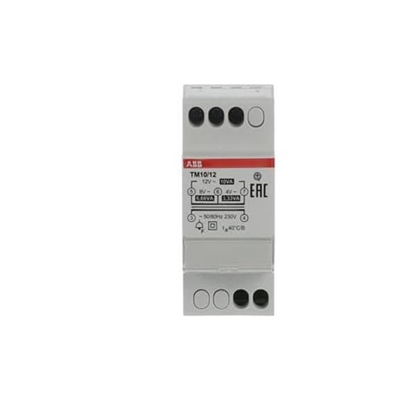 Safety bell transformer 4 - 8 - 12V, 10VA vue 1