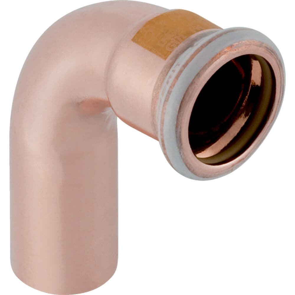 Geberit Mapress raccord sertir cuivre pour gaz coude 90° MF 18 vue 1