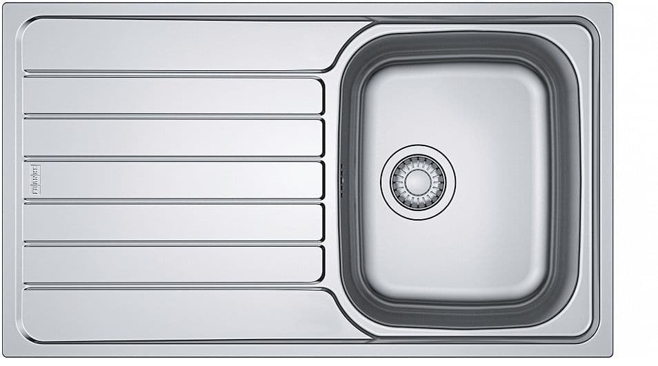 INBOUW SPOELTAFEL SPARK FRANKE 1BAK+VERLEK 860-500MM vue 1