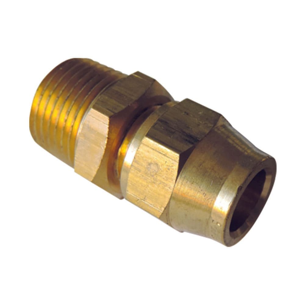 Van Marcke raccord droite biconique G laiton 1/2"M x 18 mm vue 1