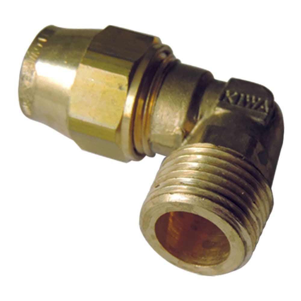 Van Marcke raccord biconique G coude laiton 3/4"M x 22 mm vue 1