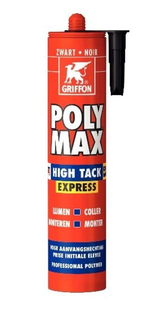 Griffon Polymax High Tack Express colle de montage à base de SMP noir 435 g vue 1