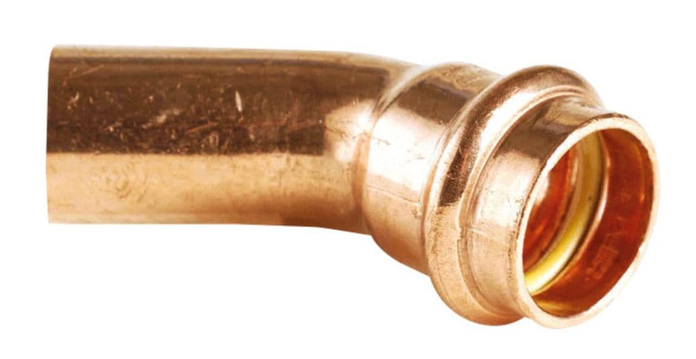 Conex Bänninger raccord sertir profil B cuivre gaz coude 45° MF 18 vue 1
