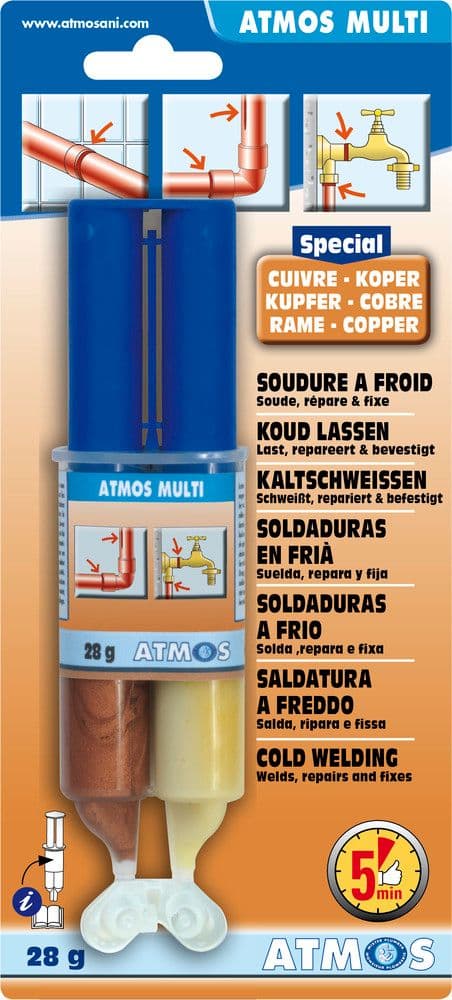 Atmos Cuivre cuivre liquide temps de durcissement 5 min vue 1