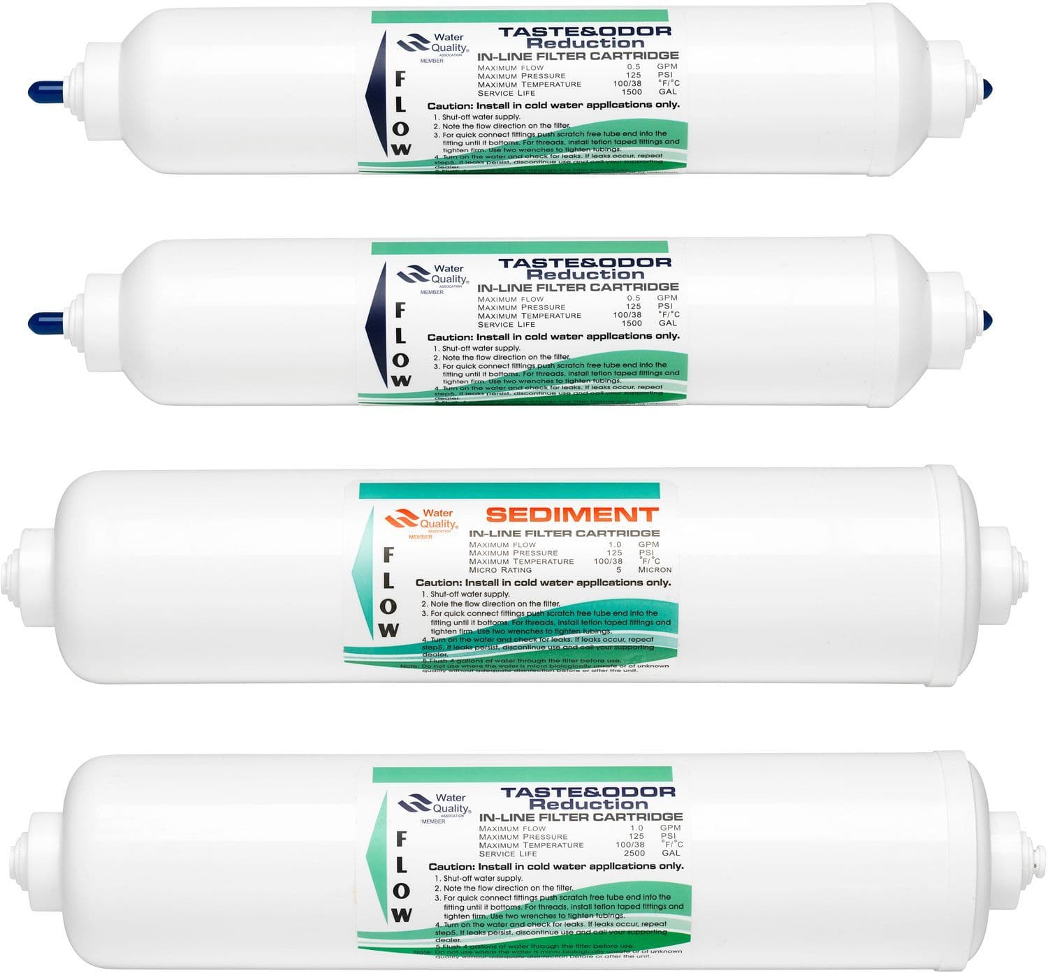 SET VERVANGPATROON (4ST) VOOR AQA SOURCE BWT vue 1