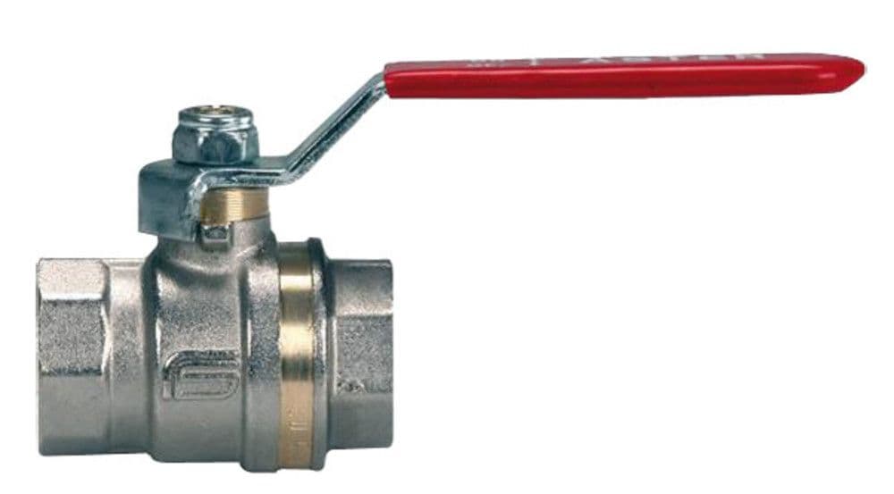 Effebi robinet à bille sans purgeur passage intégral manette longue FF 1/2" vue 1