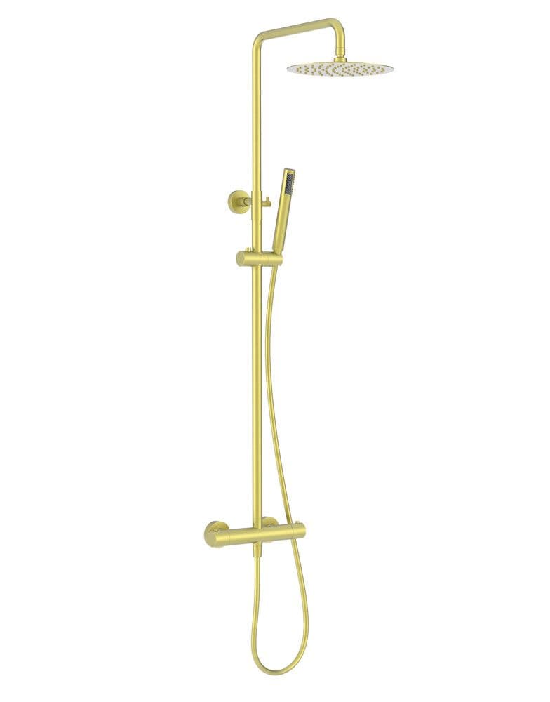 GO Van Marcke Verona système de douche thermostatique or brossé vue 1
