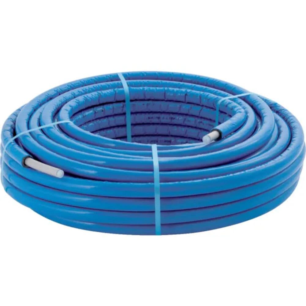 Geberit FlowFit tube multicouche isolé bleu D20 rouleau 50m vue 1