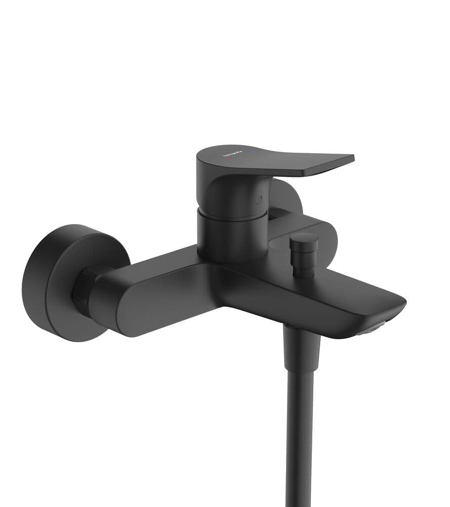 hansgrohe Zebris mitigeur bain apparent noir mat vue 1