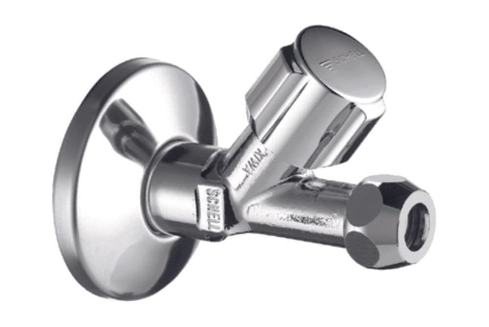 Schell robinet d'équerre à siège incliné 1/2" vue 1
