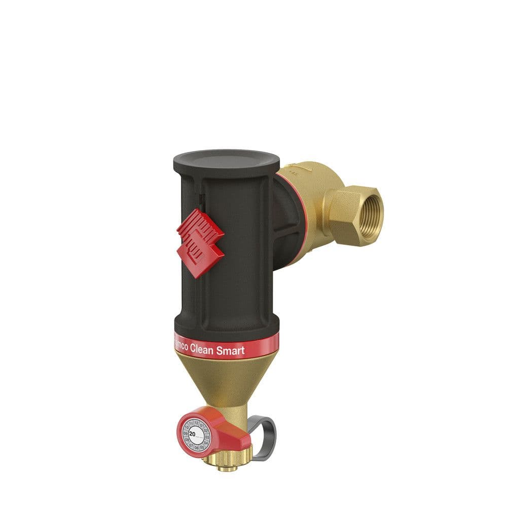 Flamco Clean Smart vuilafscheider 4/4" vue 1