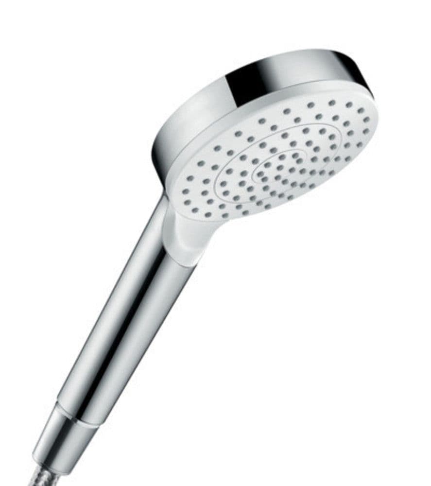 Hansgrohe Crometta EcoSmart douchette à mains D100mm 9l/min blanc/chromé vue 1