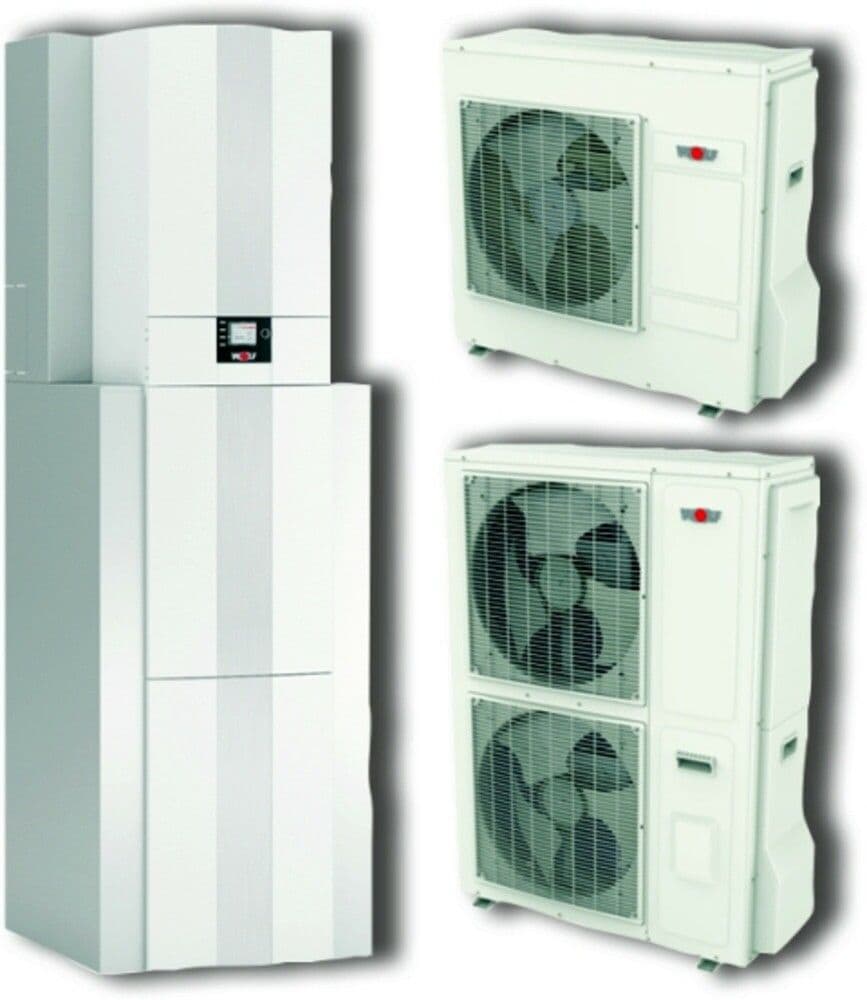 Wolf CHC-Split/200-35 warmtepompcentrum lucht/water warmtepomp split+boiler 7 kW vue 1