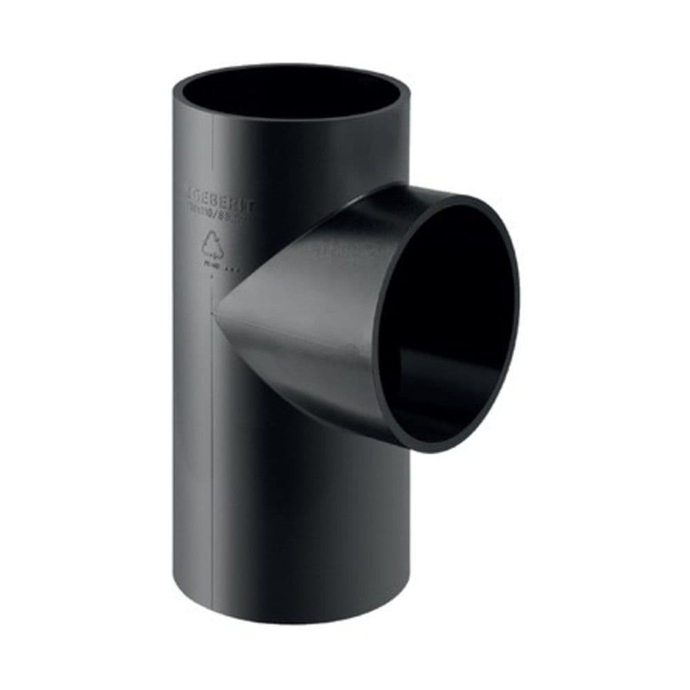 Geberit décharge en PE Té simple 88,5° 75X56 vue 1