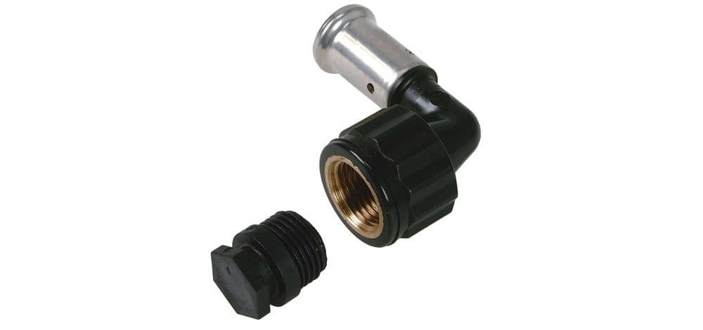Henco PVDF knie 90° D63 2F vue 1
