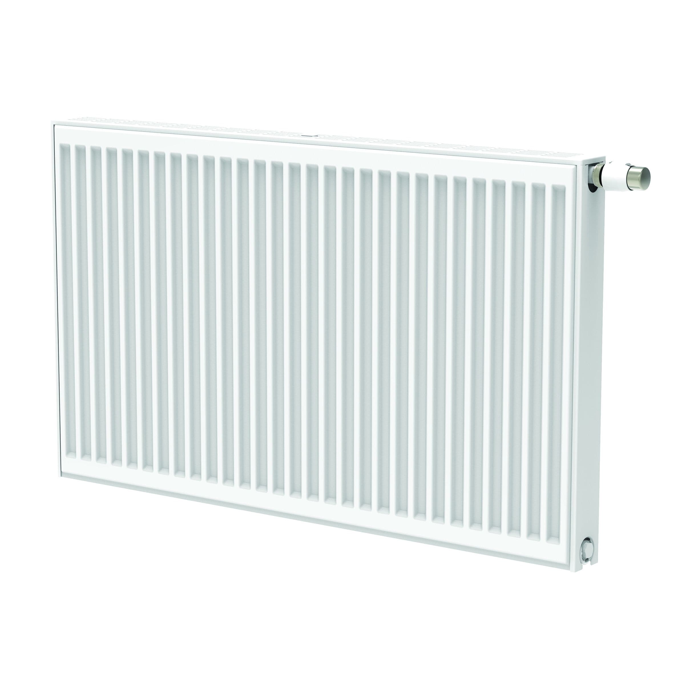 BELRAD PANEELRADIATOR - T22 - 6 AANSLUITINGEN - 300X1000MM - 982W - GLANZEND WIT vue 1