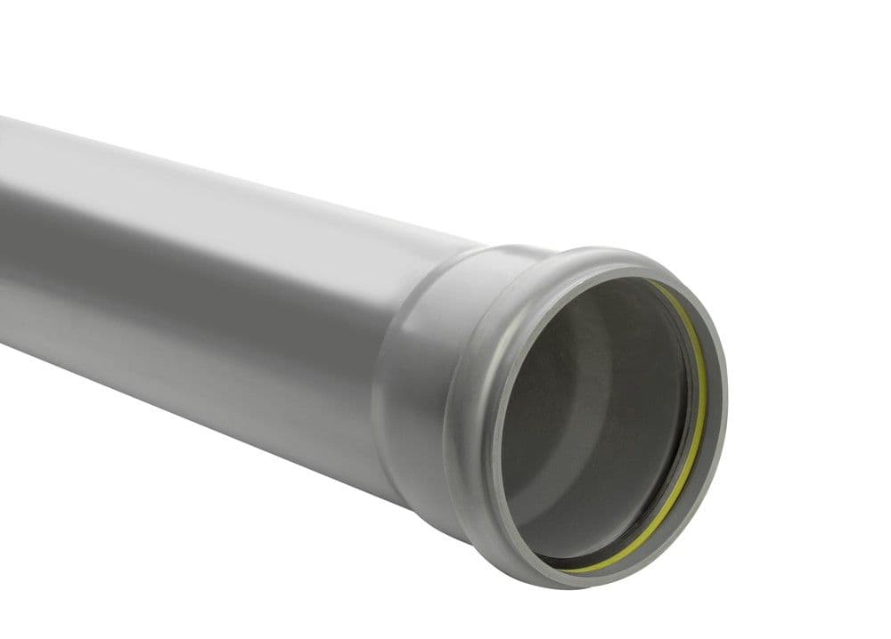Kabelwerk Eupen Eucarigid-RE SN2 tube d'égouttage PVC Benor D125 x 3,2 mm L 3 m gris vue 1