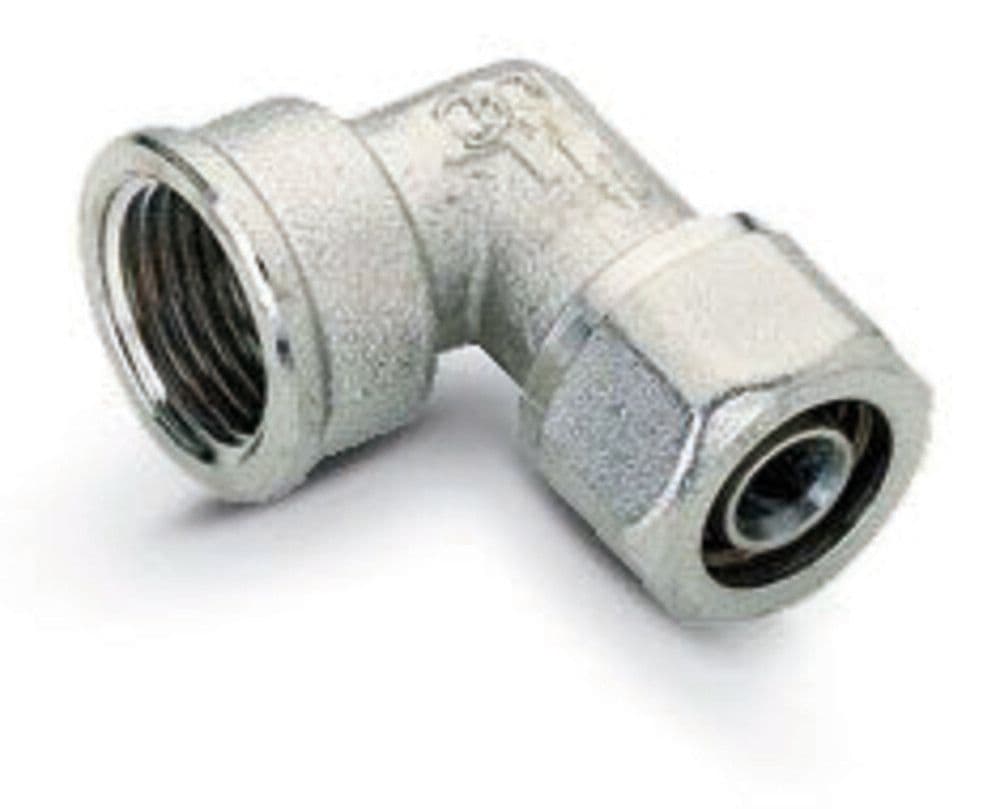 SYSTEMPEX coude 90° PEX-Alu raccordement à serrer x D F D 20-3/4"F vue 1